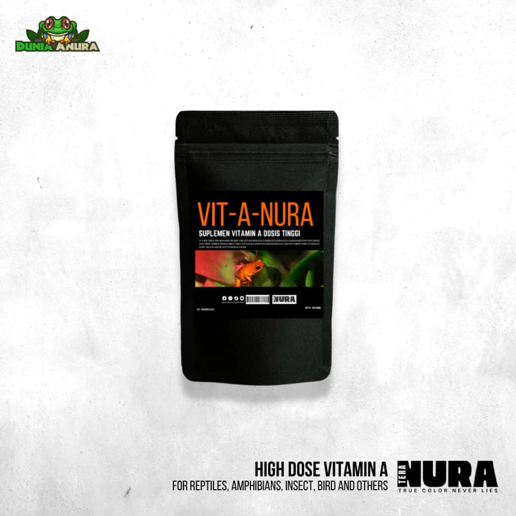 Vit-A-nura – Vitamin A dosis tinggi untuk Reptil dan Amfibi