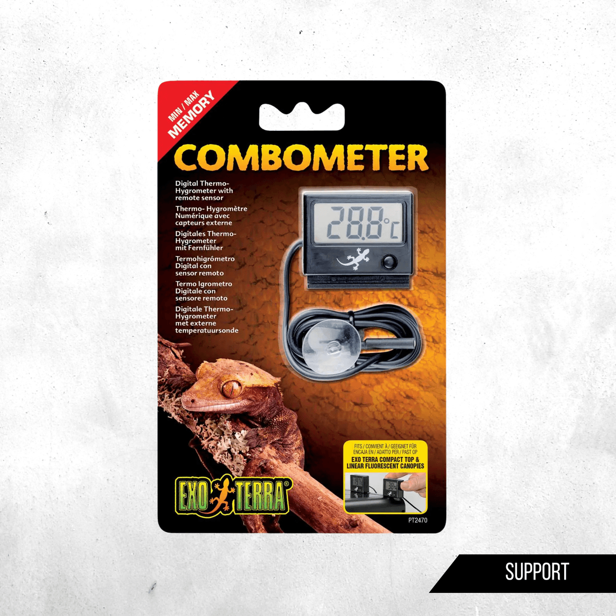 Exo Terra Digital termometer dan humidifier